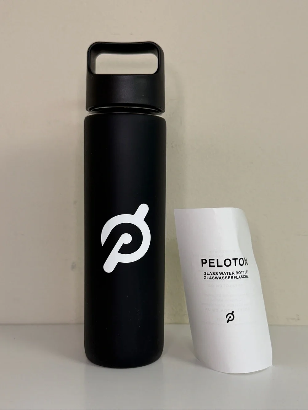 NWT - Peloton Glass Water Bottle, 16oz